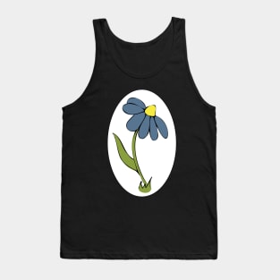 Daisy Whimsical Cartoon Illustration Happy Colours Tank Top